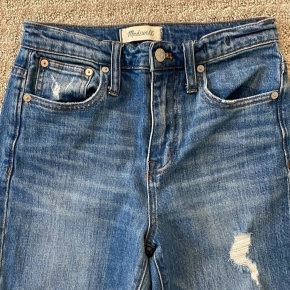 Madewell High Rise Slim Boyfriend Jeans - Picture 3 of 9